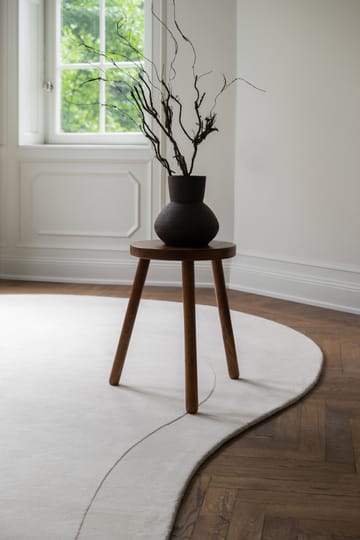 Residue uldtæppe 235x350 cm - Bone White - Layered