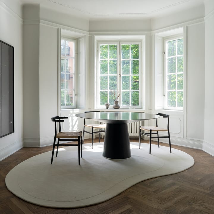 Residue uldtæppe 235x350 cm, Bone White Layered