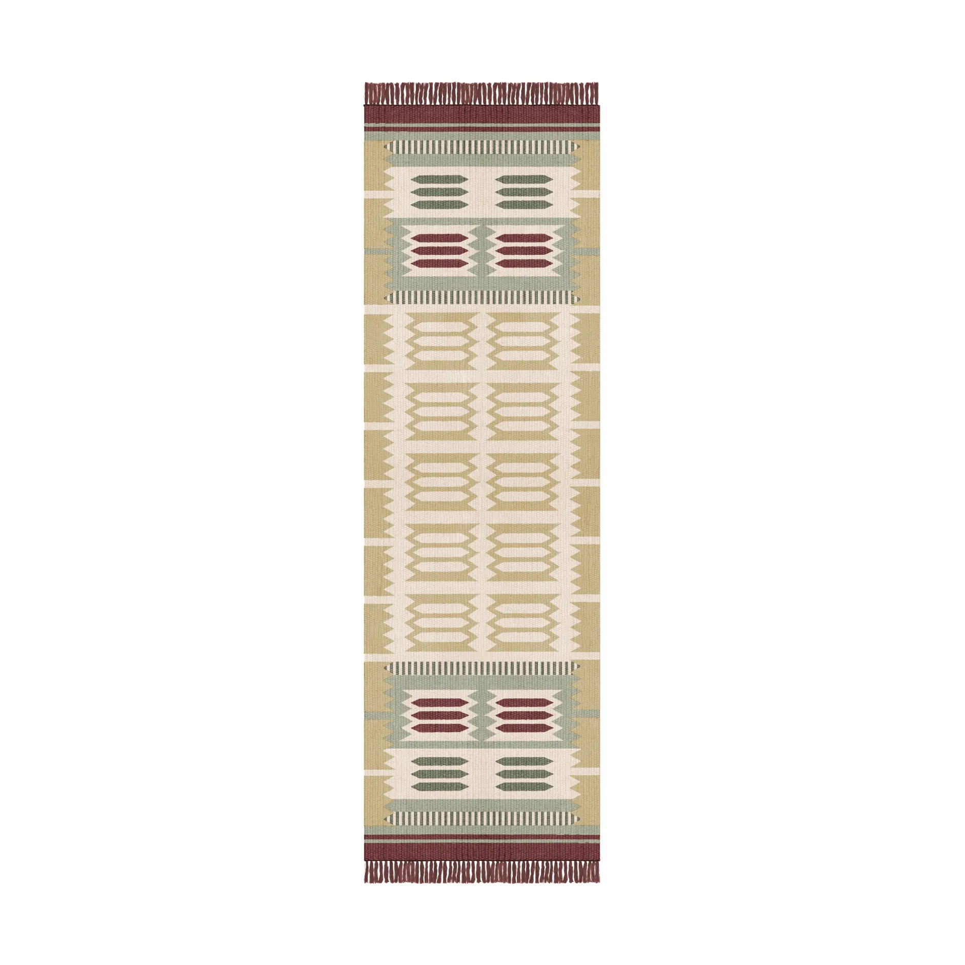 Röllakan Hilma Gangtæppe, Primrose, 75x240 cm Layered