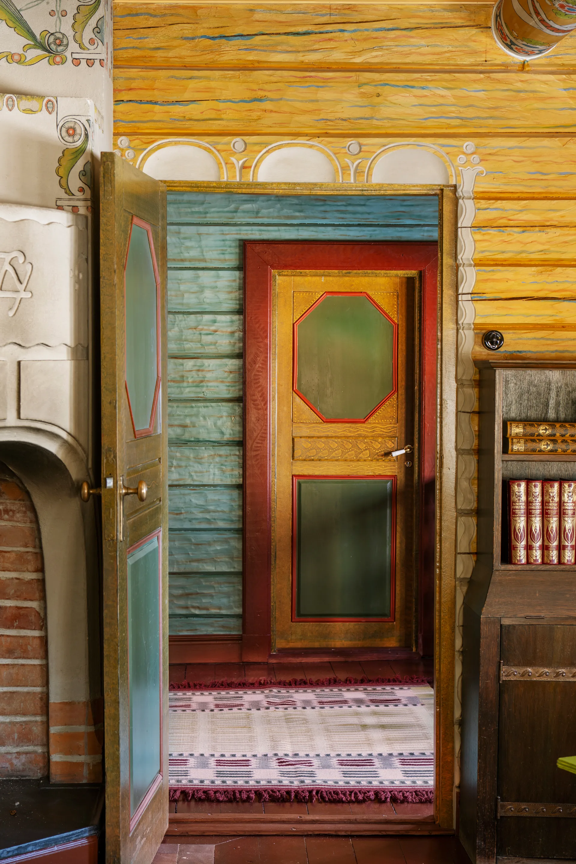 Röllakan Hilma Gangtæppe, Primrose, 75x240 cm Layered