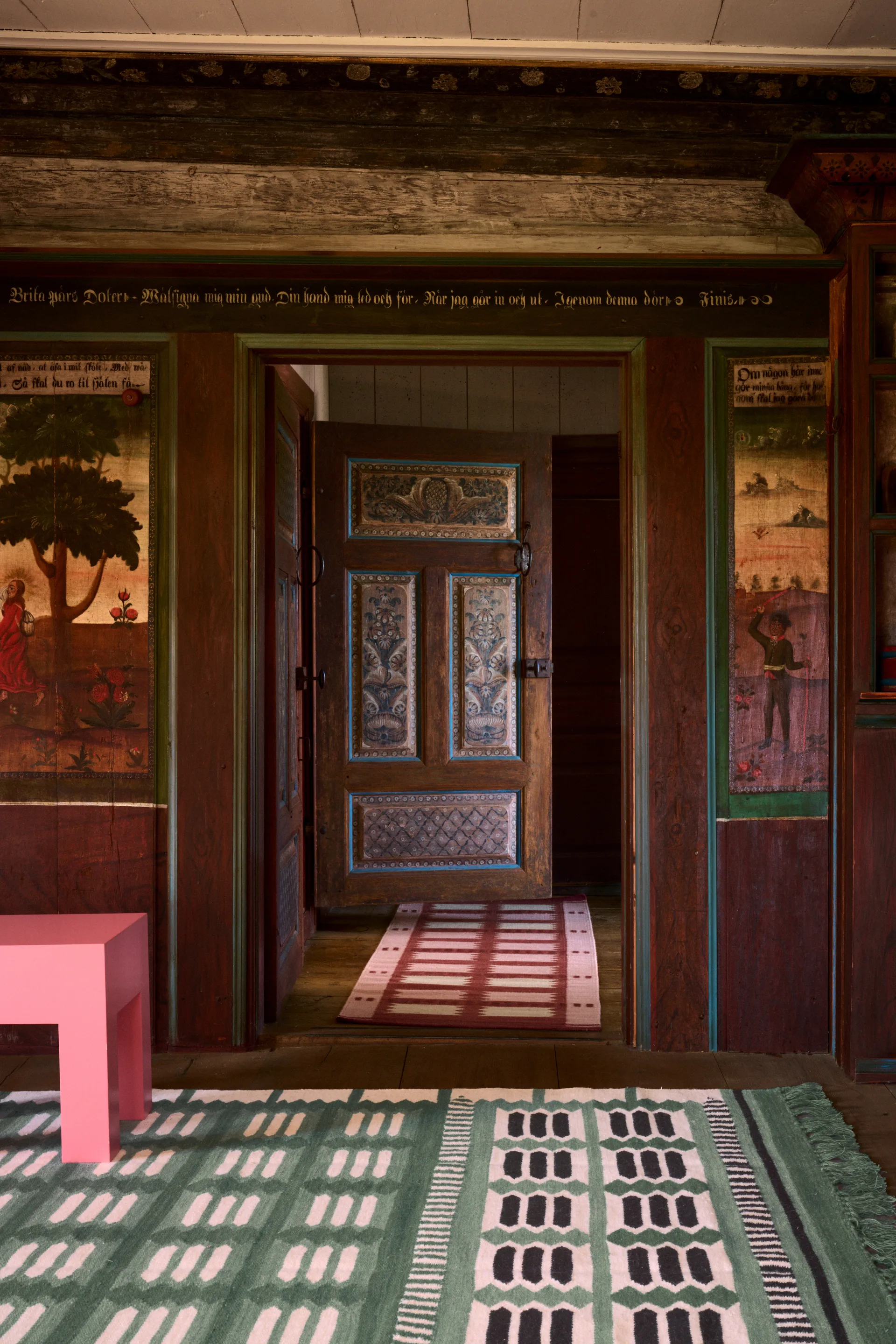 Röllakan Hilma uldtæppe, Fern, 140x200 cm Layered