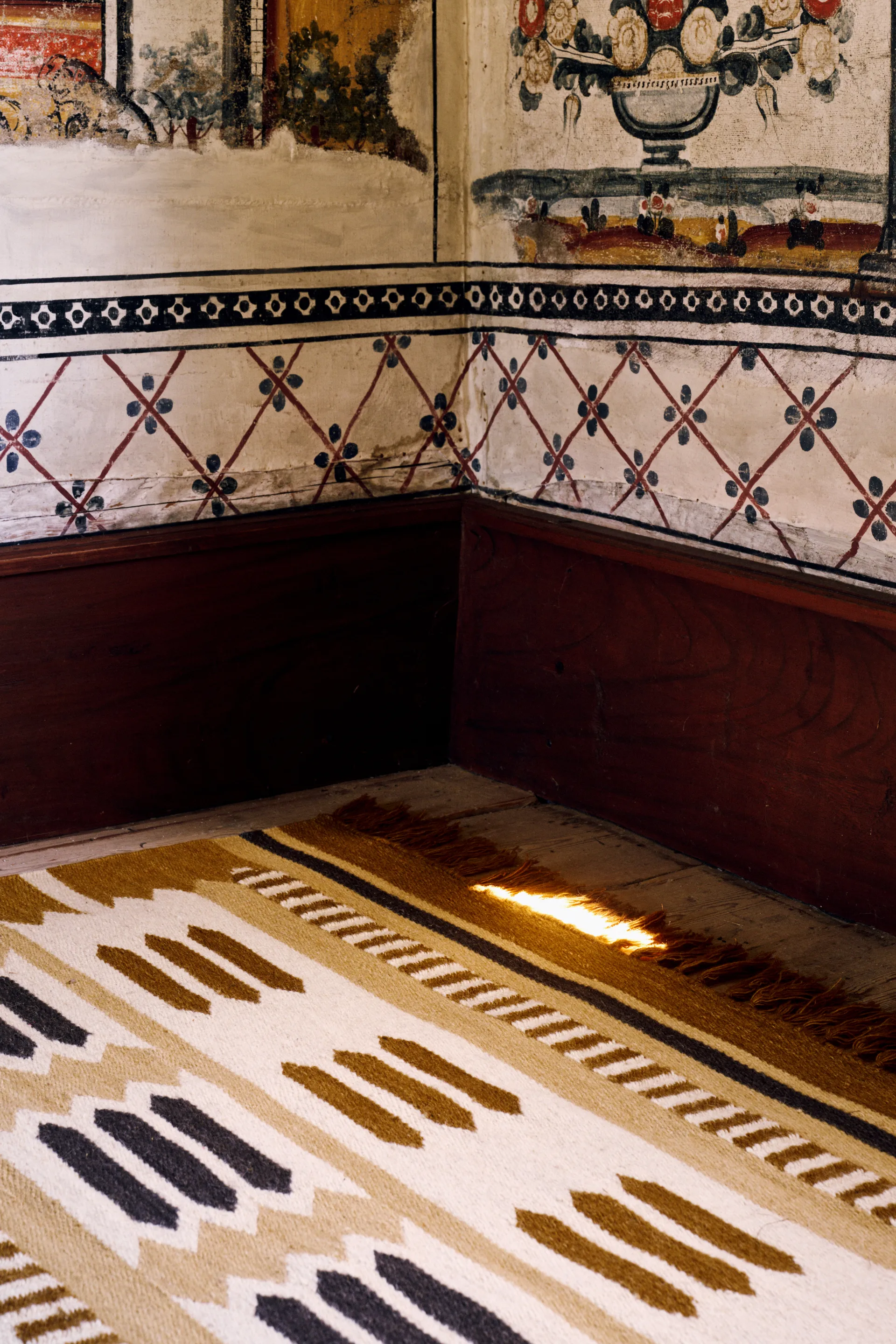 Röllakan Hilma uldtæppe, Marigold, 200x300 cm Layered