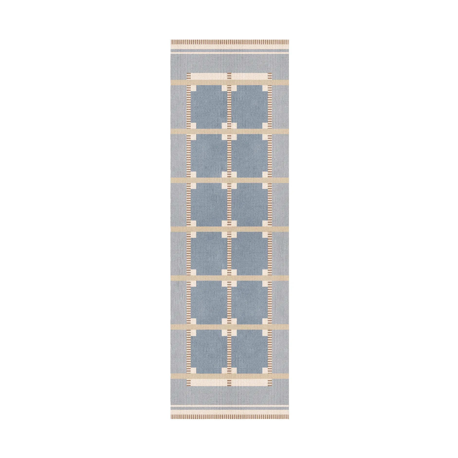 Röllakan Ruth Gangtæppe, Summer sky, 75x240 cm Layered