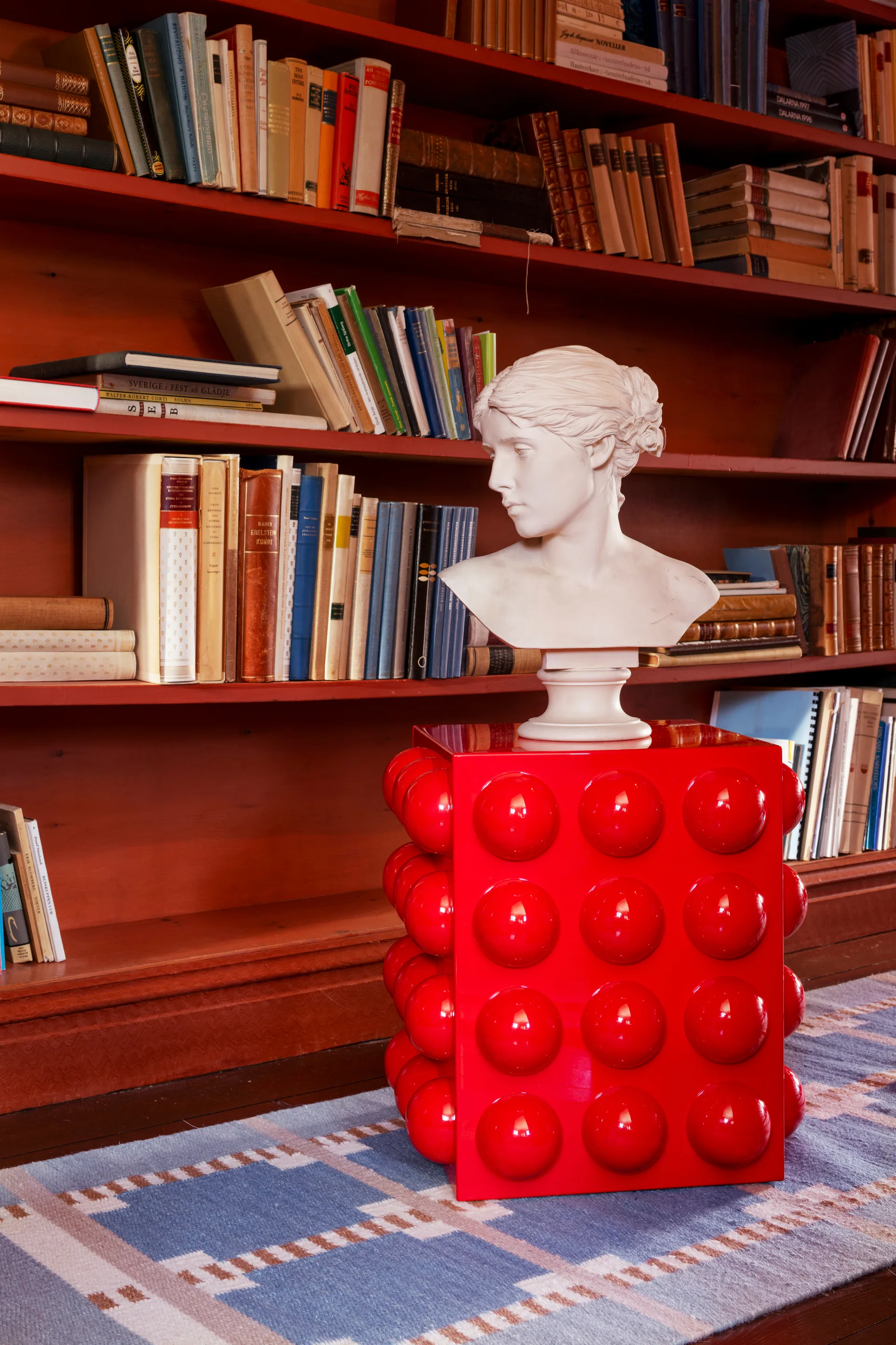 Röllakan Ruth Gangtæppe, Summer sky, 75x240 cm Layered