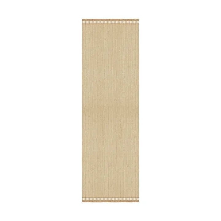 Röllakan Solid uldtæppe - Mariegold, 75x240 cm - Layered