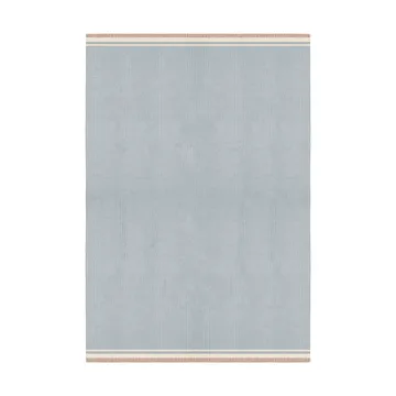 Röllakan Solid uldtæppe - Sky blue, 140x200 cm - Layered