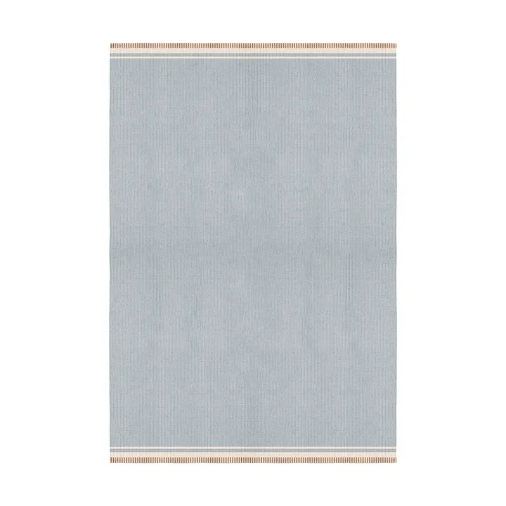 Röllakan Solid uldtæppe - Sky blue, 140x200 cm - Layered