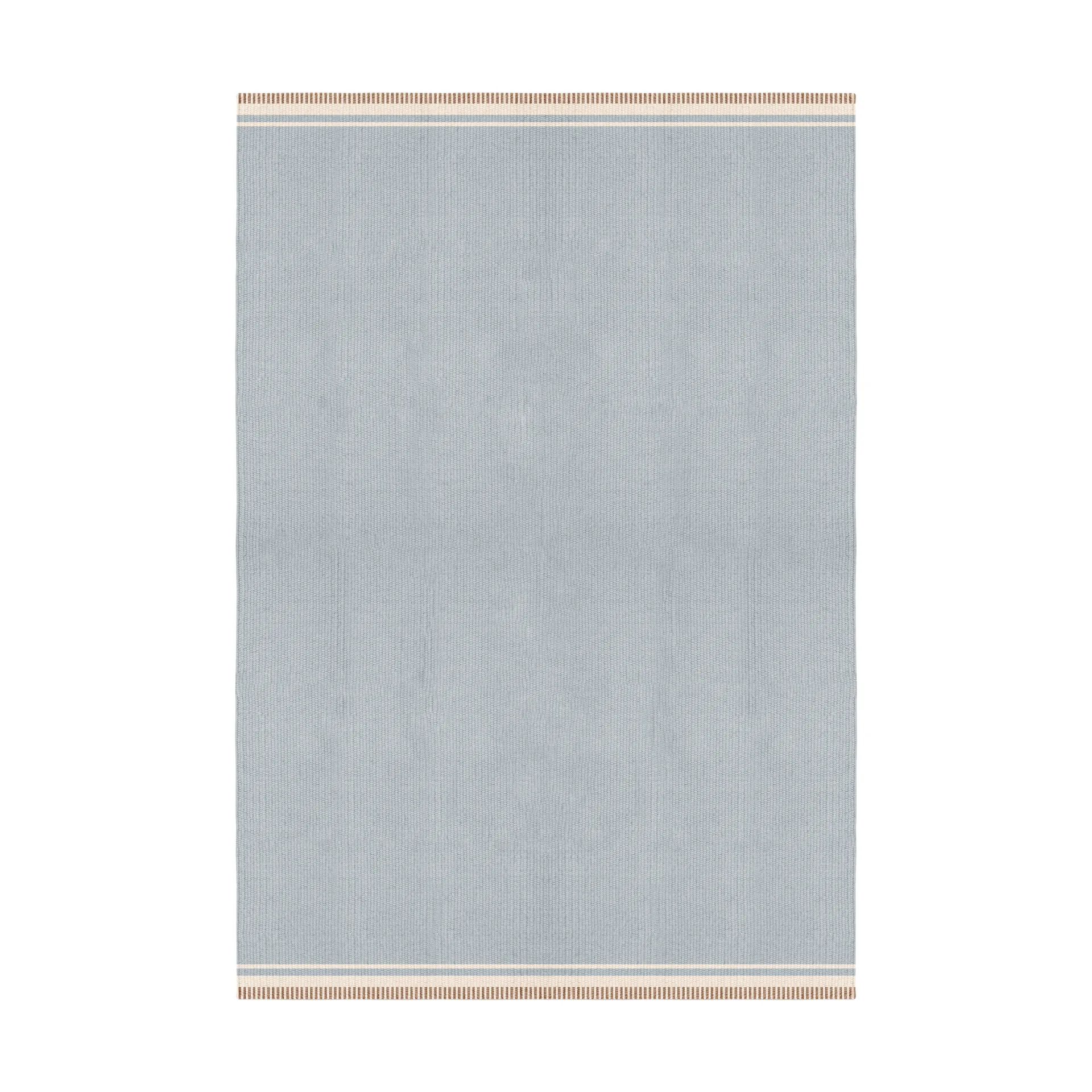 Röllakan Solid uldtæppe, Sky blue, 200x300 cm Layered