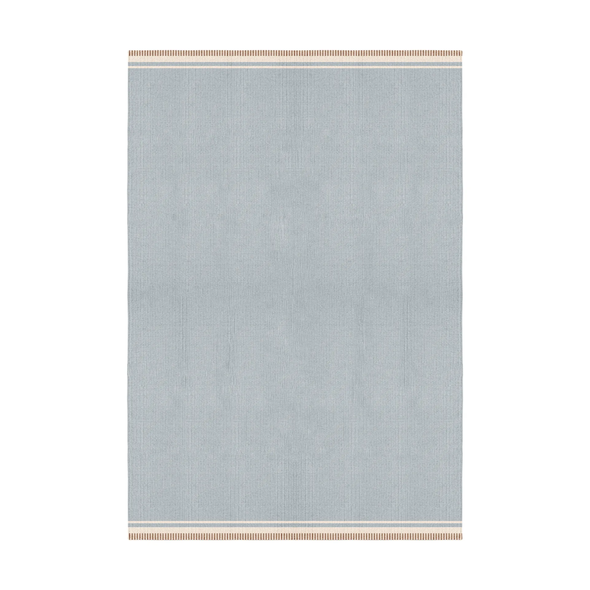 Röllakan Solid uldtæppe, Sky blue, 300x400 cm Layered