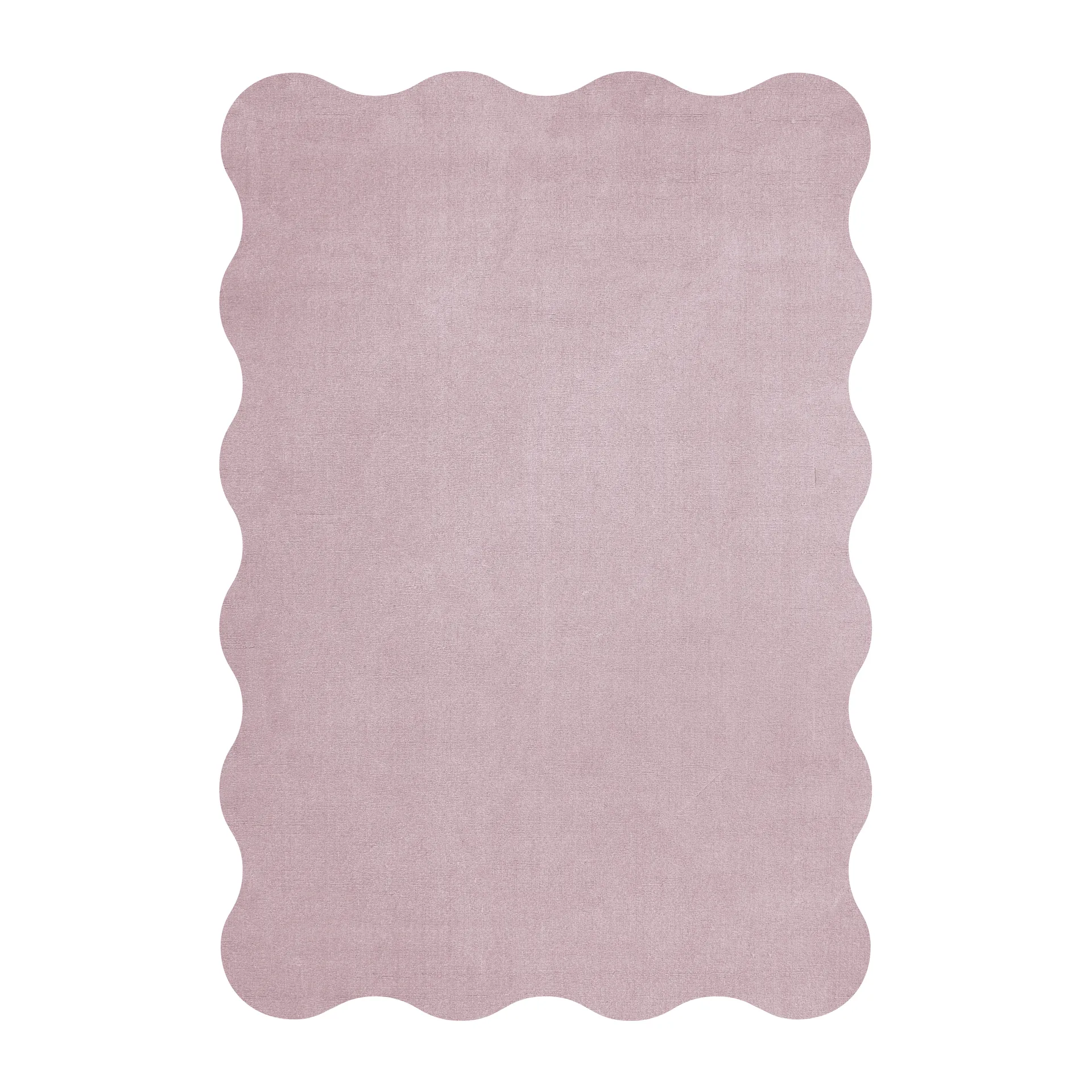 Scallop uldtæppe 160x230 cm, Pink lavender Layered
