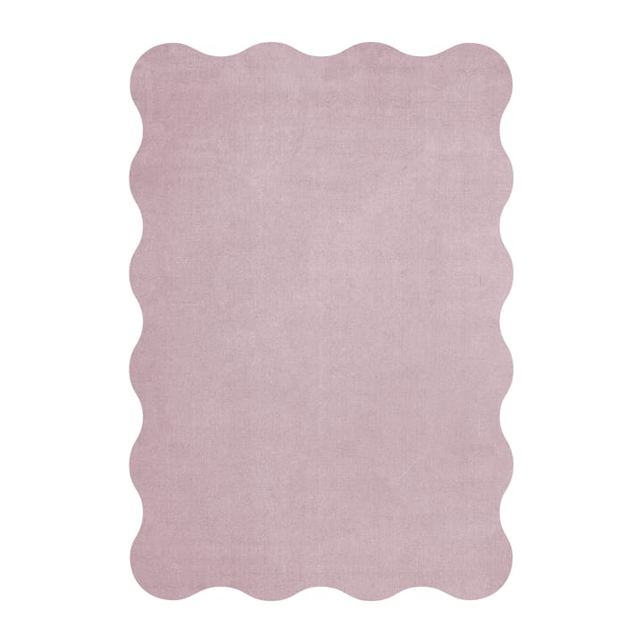 Scallop uldtæppe 160x230 cm - Pink lavender - Layered