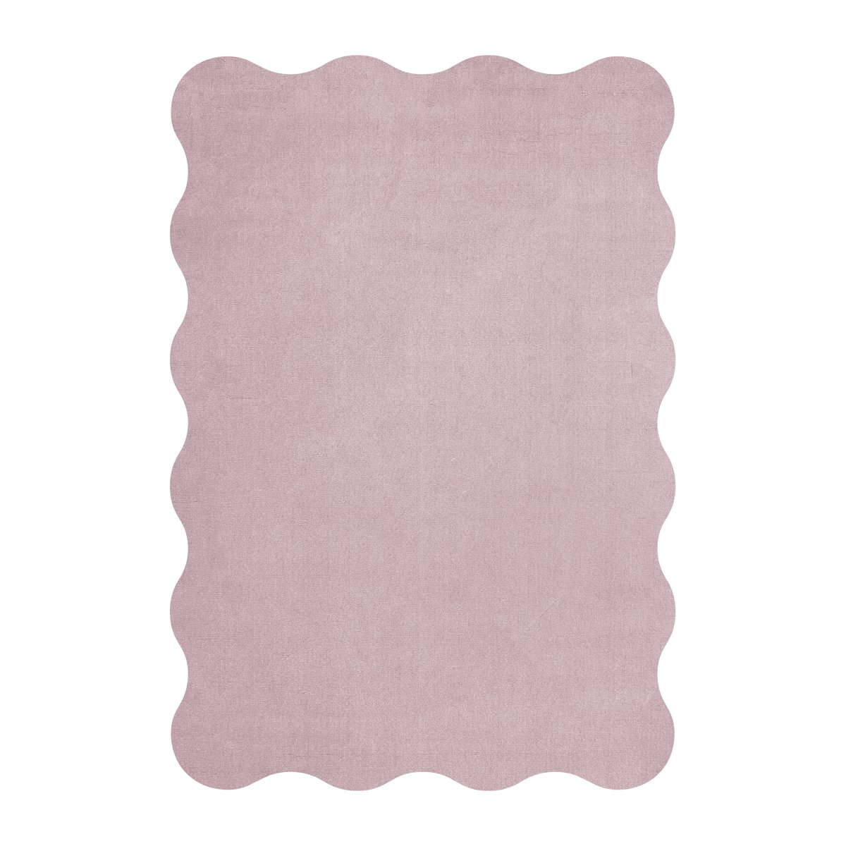Layered Scallop uldtæppe 180x270 cm Pink lavender