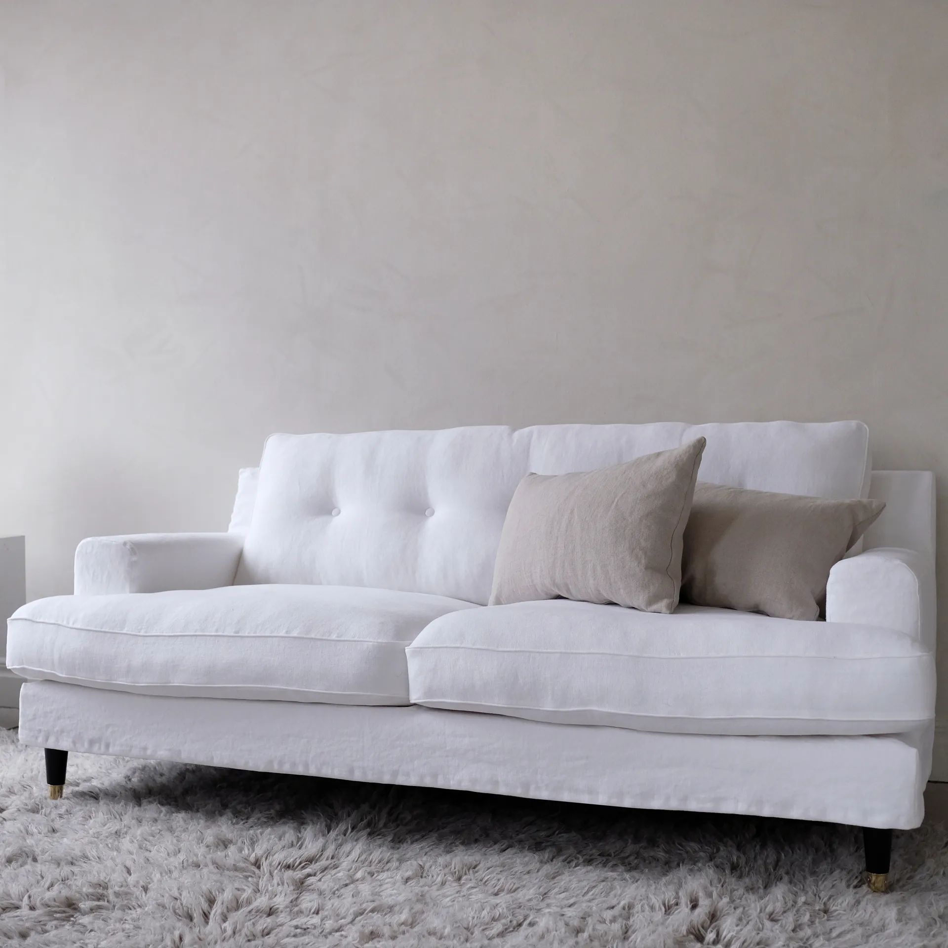 Shaggy tæppe 250x350 cm, Mocha melange Layered