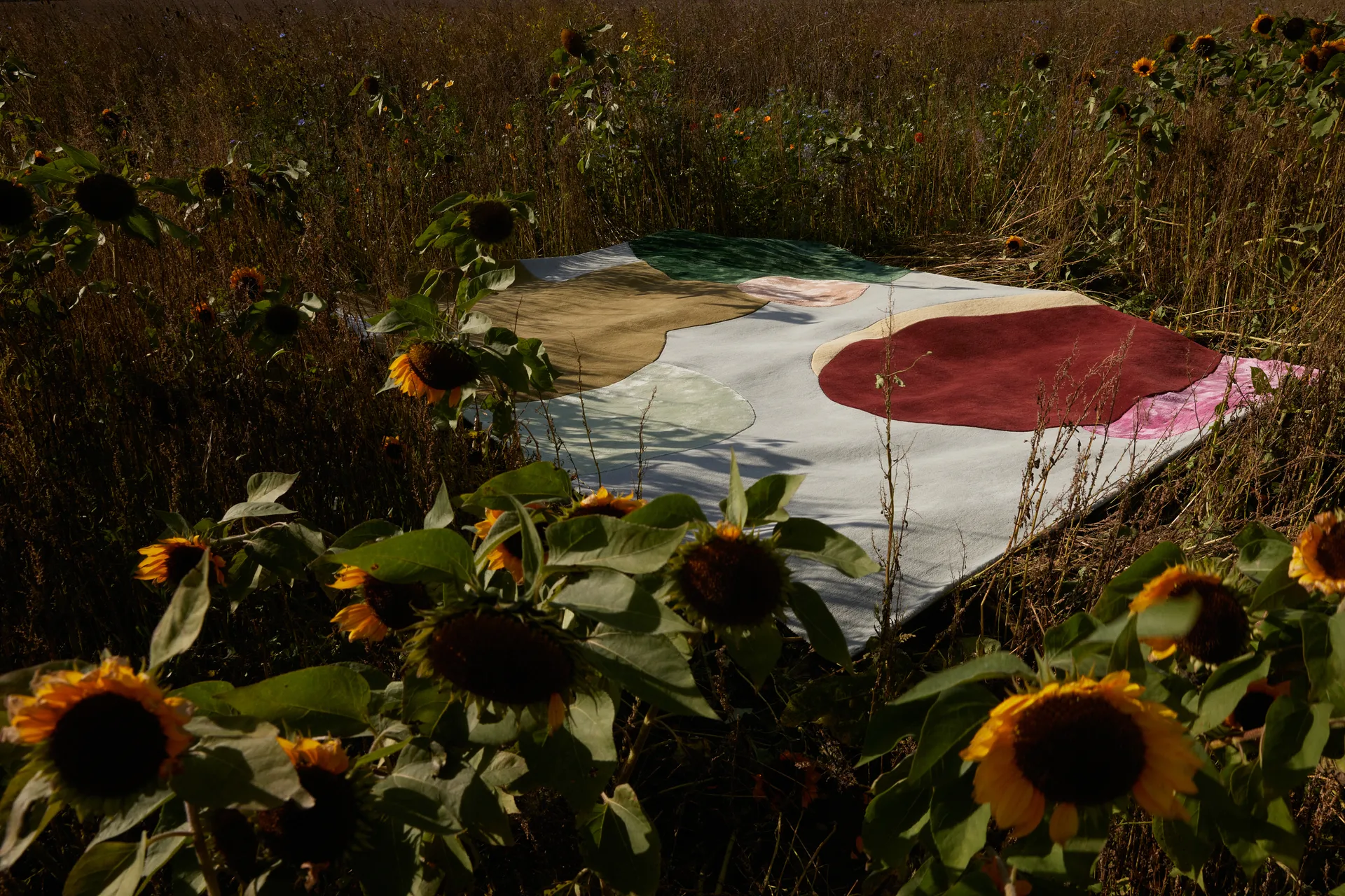 Sleeping Flower uldtæppe, 200x300 cm Layered