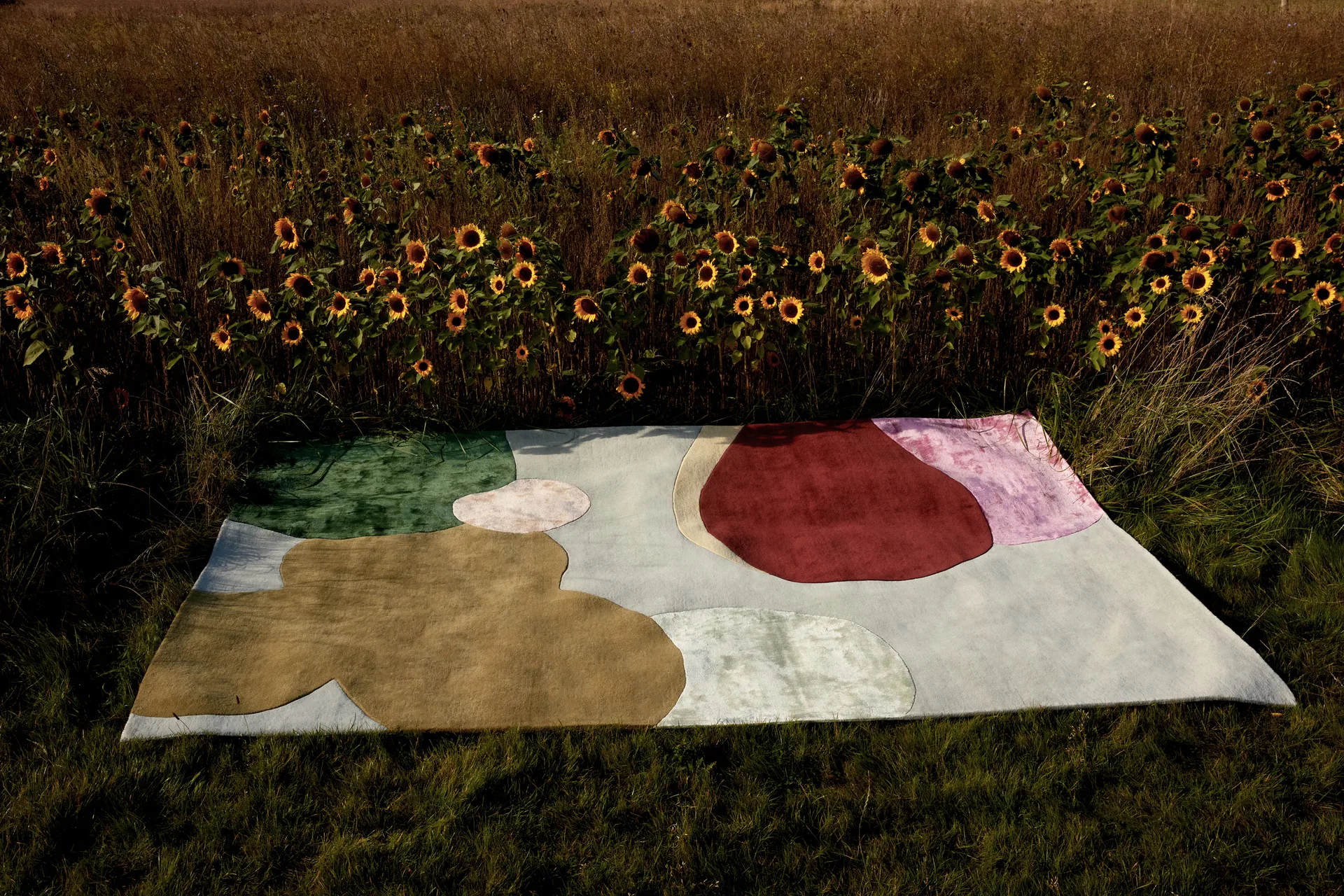 Sleeping Flower uldtæppe, 200x300 cm Layered