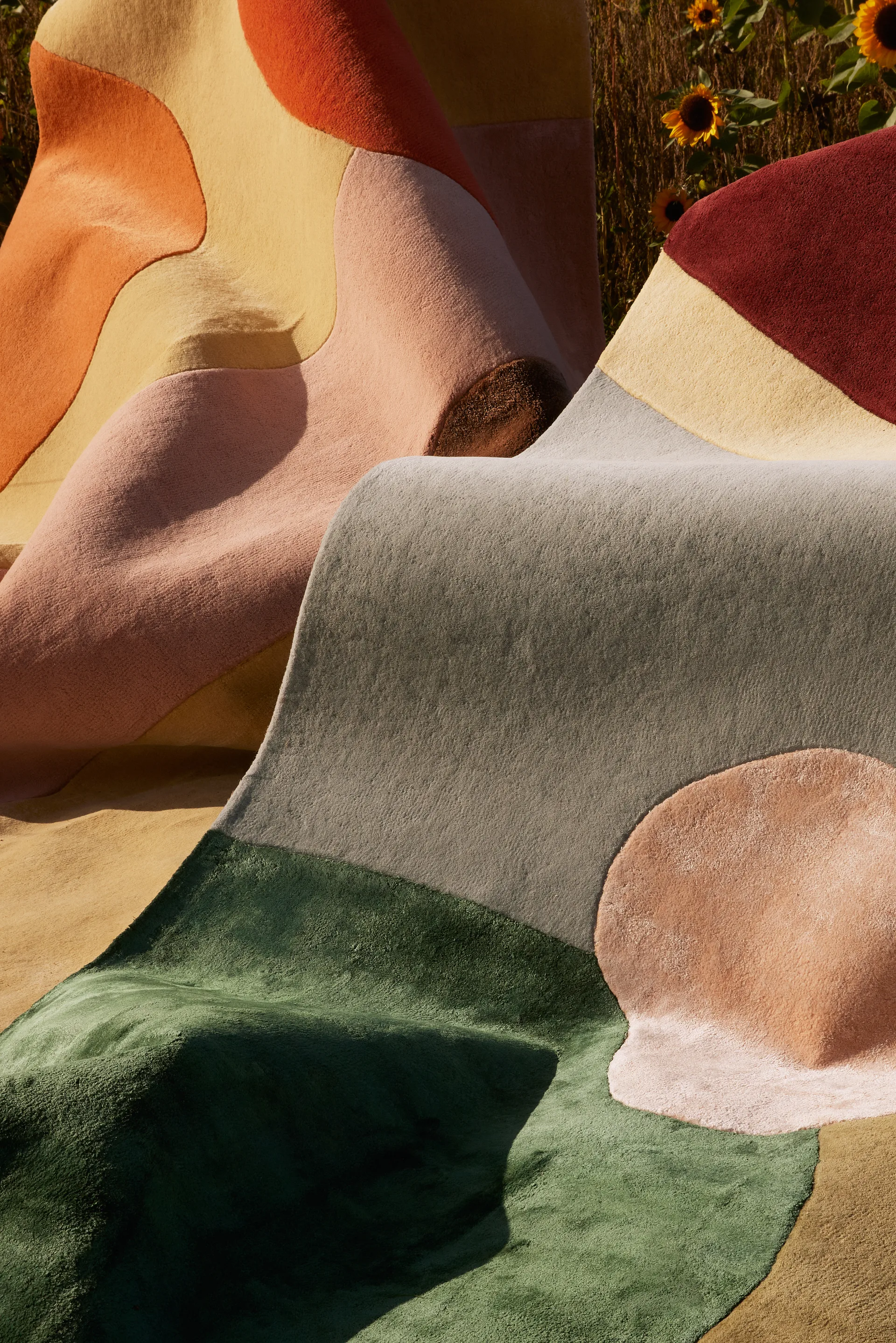 Sleeping Flower uldtæppe, 250x350 cm Layered