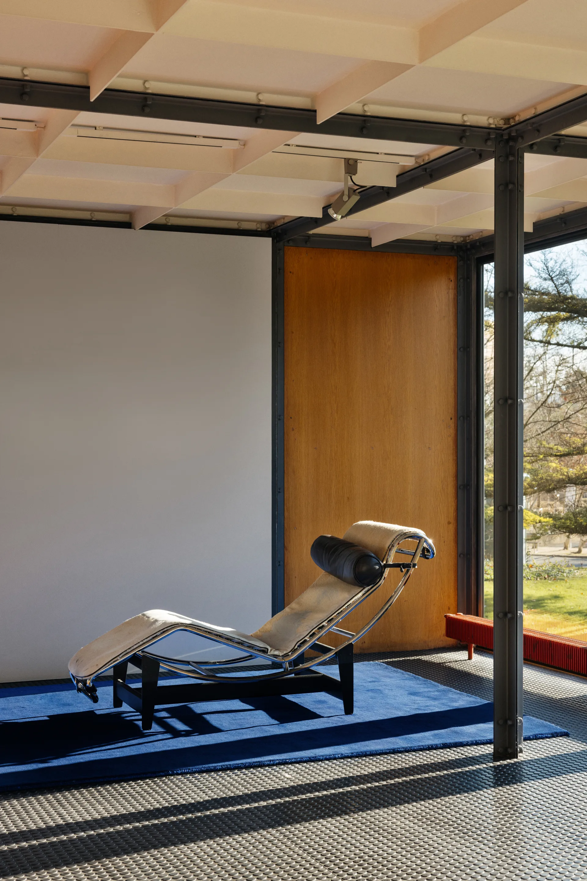 Solid Wool uldmåtte, Blue foncé, 200x300 cm Layered