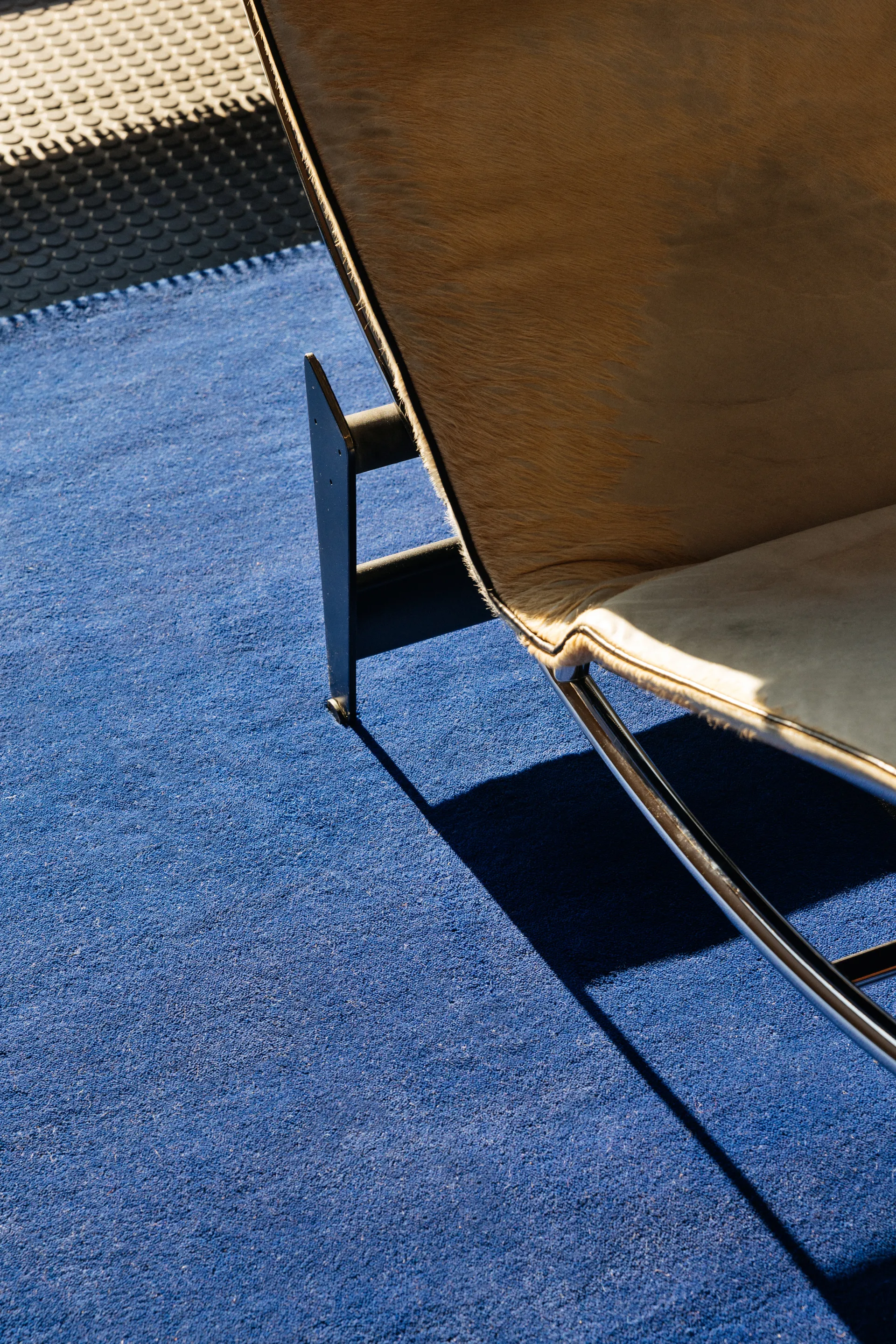 Solid Wool uldmåtte, Blue foncé, 300x400 cm Layered