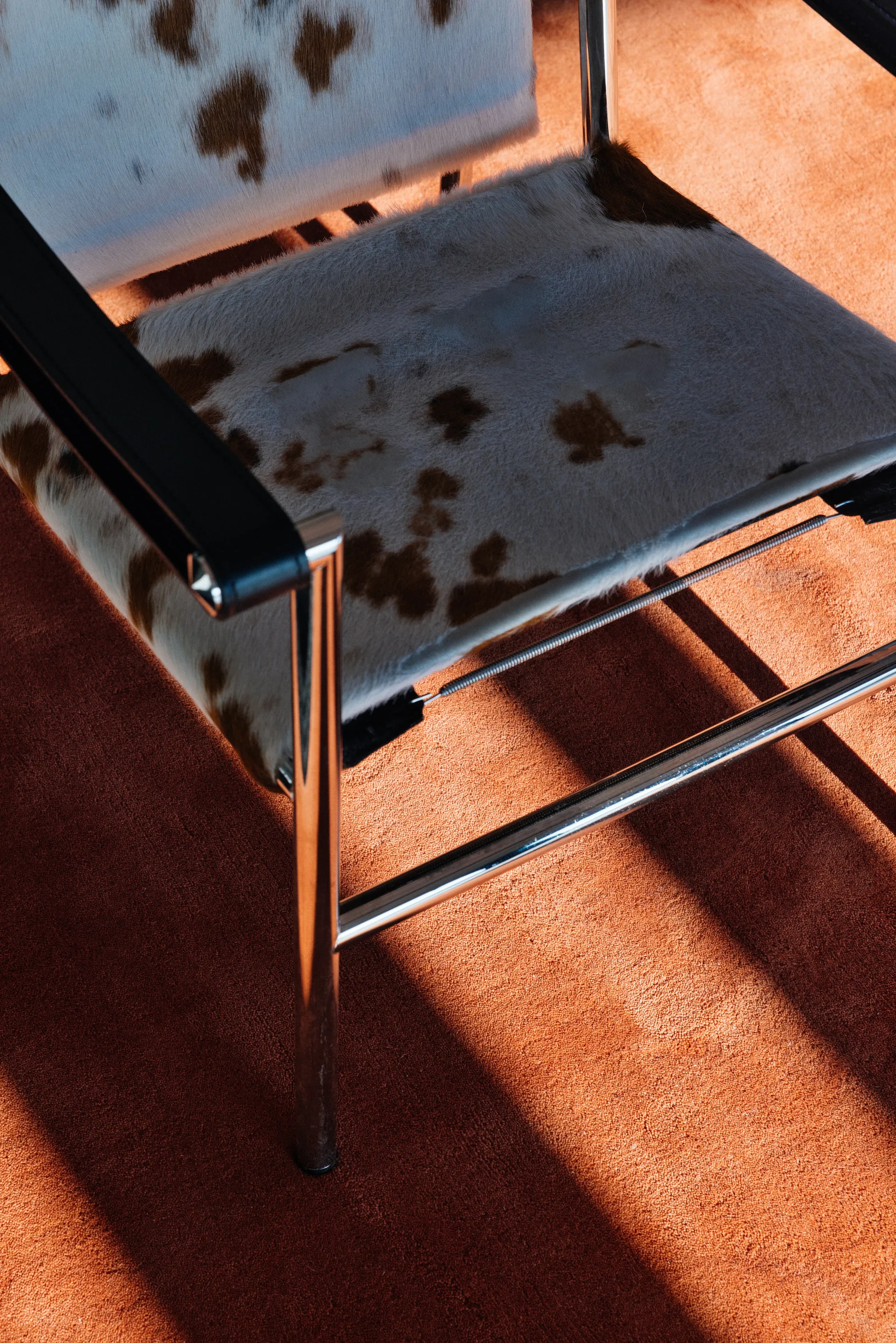 Solid Wool uldmåtte, Red ochre, 200x300 cm Layered