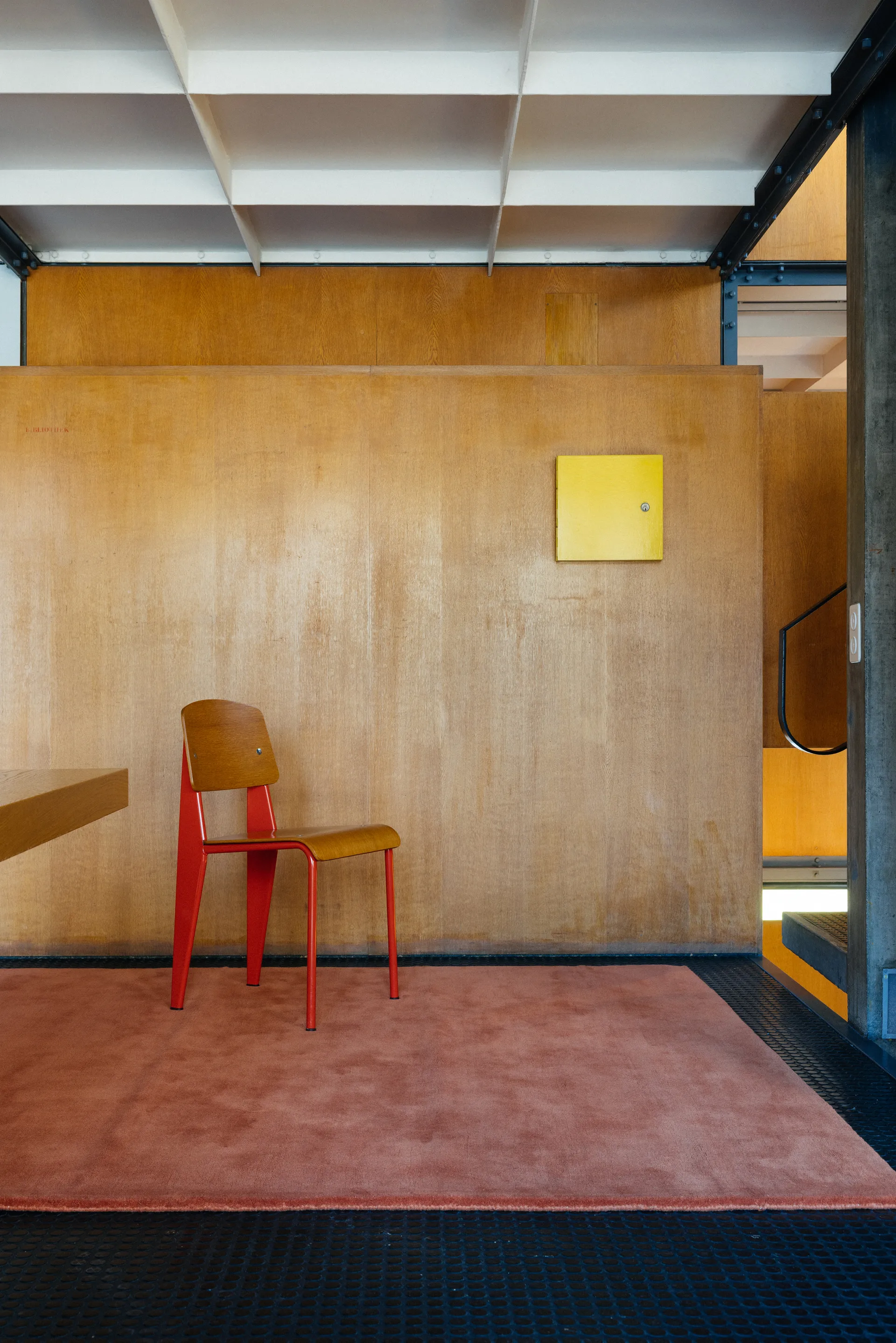 Solid Wool uldmåtte, Red ochre, 200x300 cm Layered