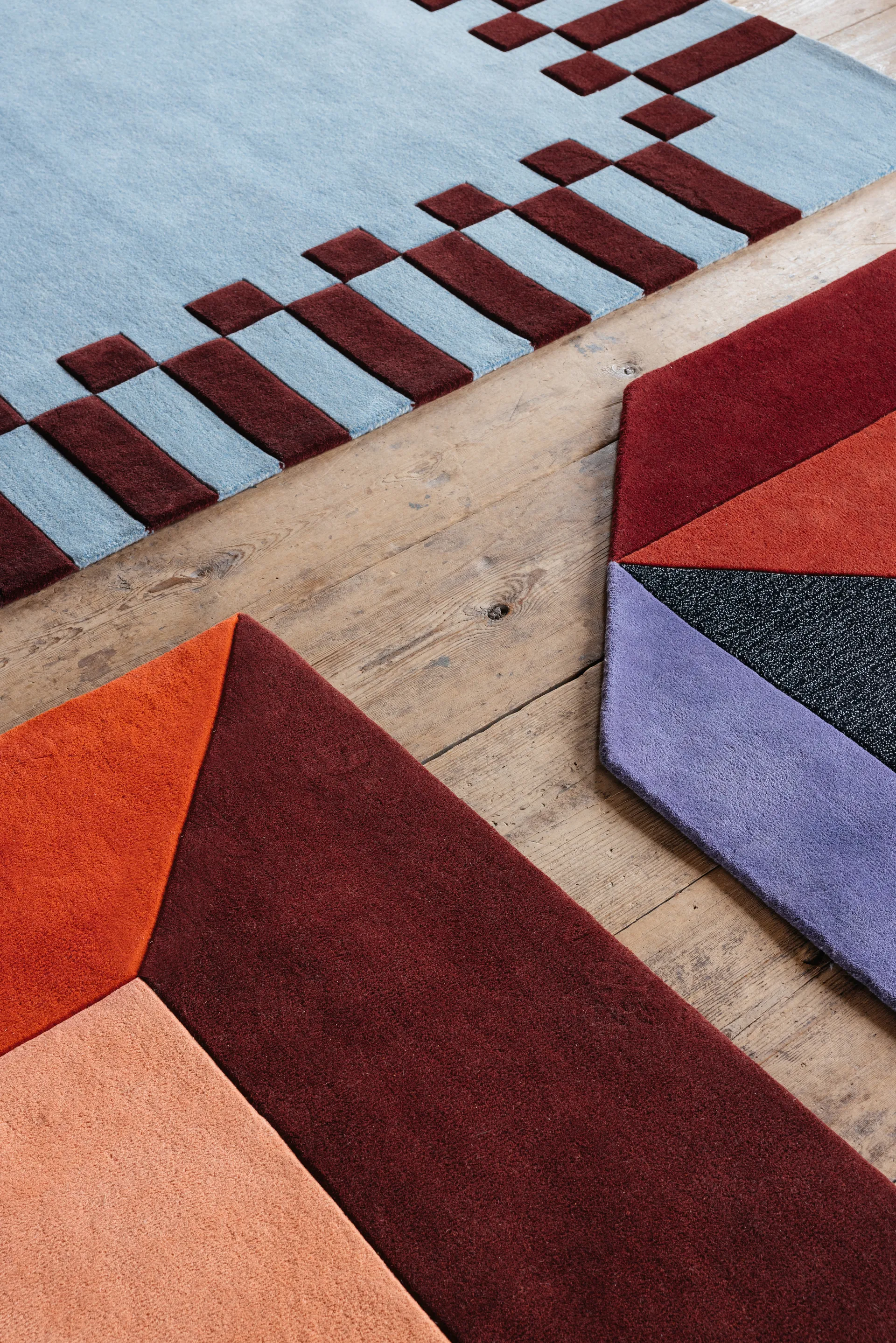 Teklan boks uldtæppe, Corals, 300x400 cm Layered