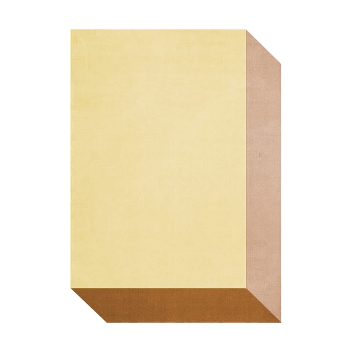 Teklan boks uldtæppe - Yellows, 300x400 cm - Layered