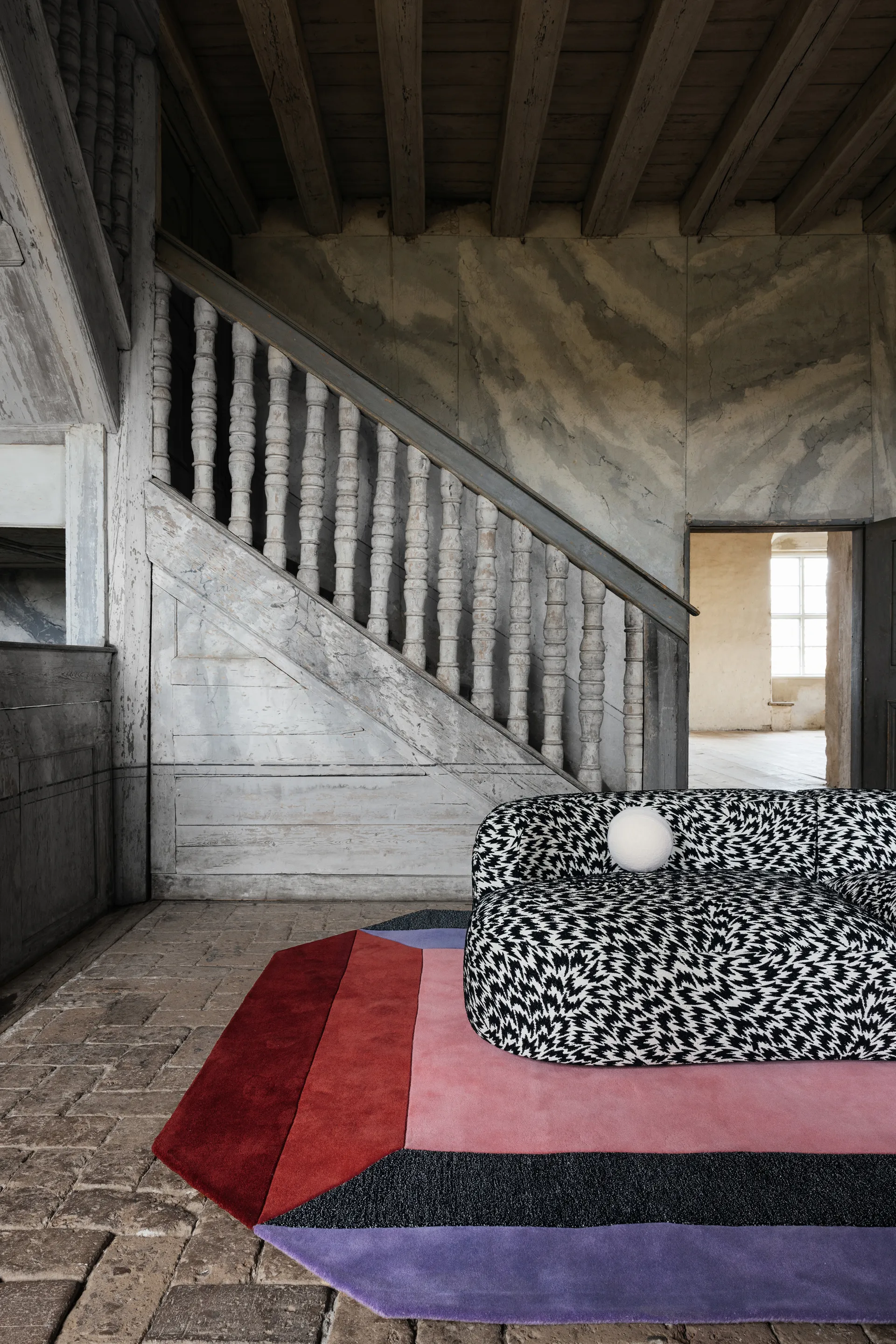 Teklan crystal spectrum uldtæppe, Multi, 180x270 cm Layered