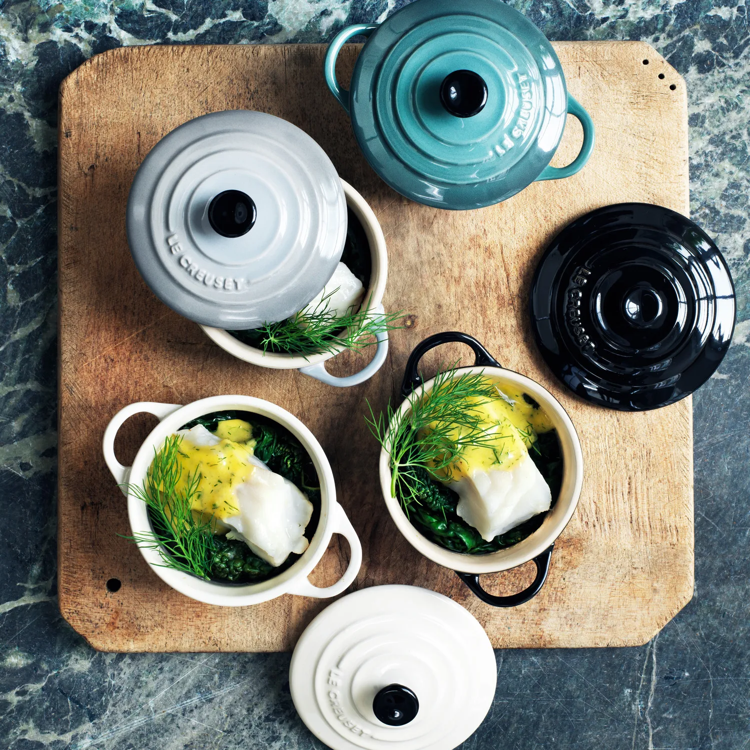 Le Creuset minigryde – 10 cm, Black Le Creuset