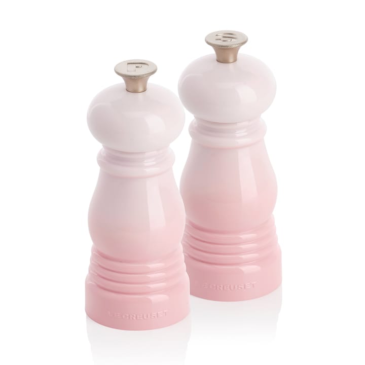 Le Creuset salt- og peberkværnsæt 11 cm - Shell Pink - Le Creuset