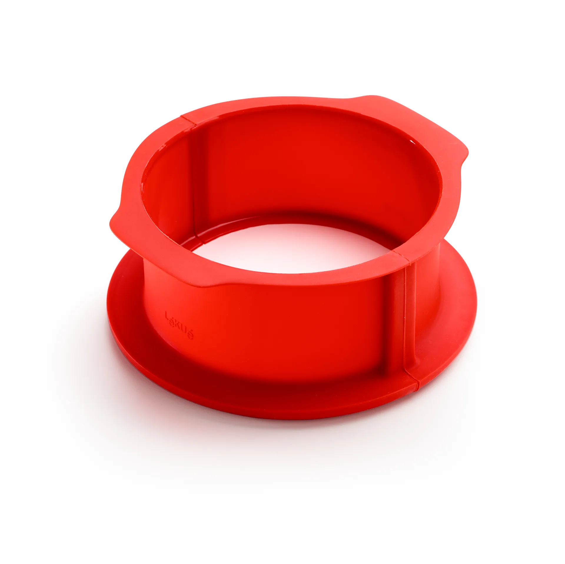 Lékué charlotte springform med tallerken 18 cm, Rød Lékué