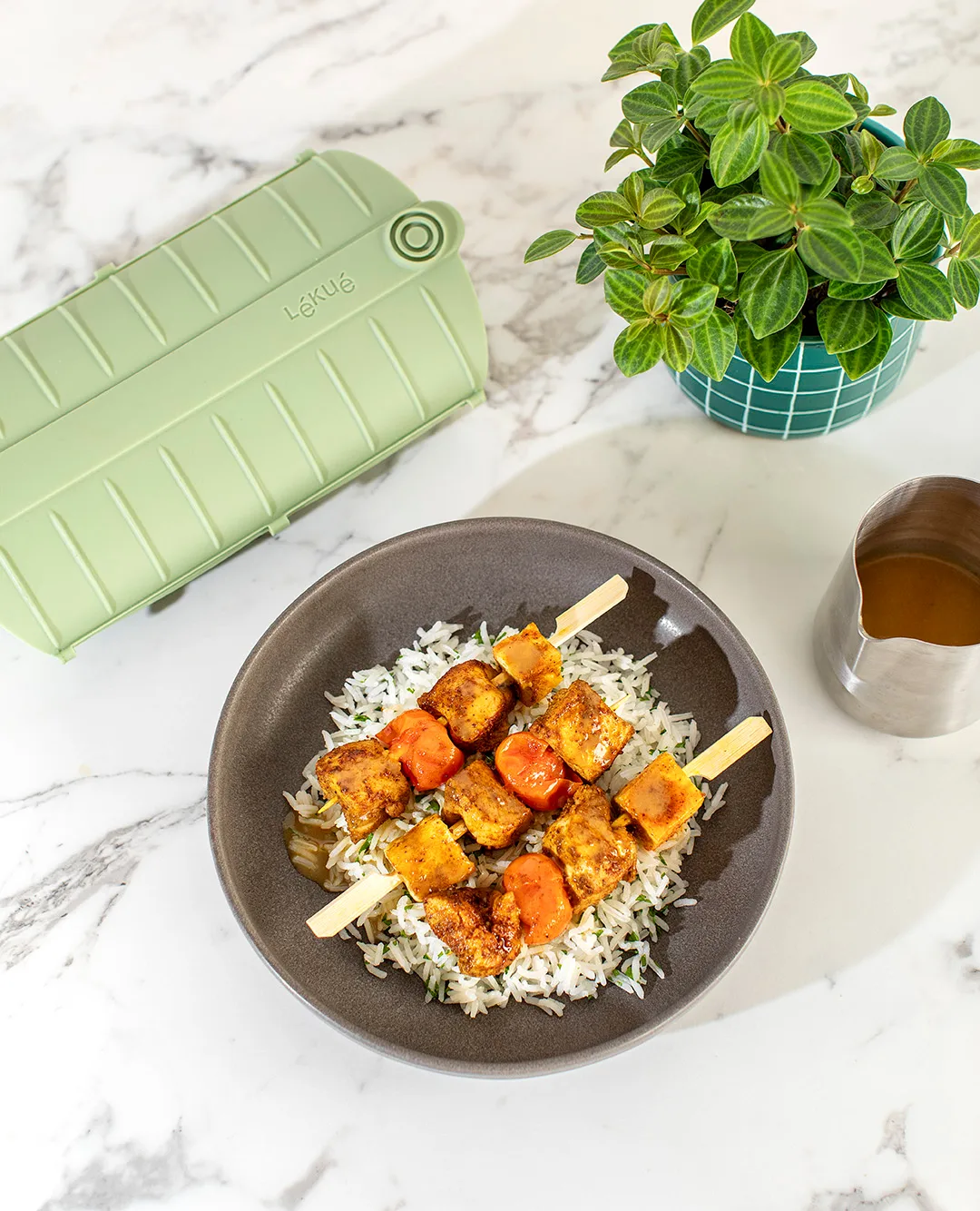 Lékué dampkoger, Grøn, 2-pak Lékué