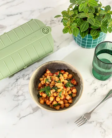 Lékué dampkoger - Grøn, med bakke, 2-pak - Lékué