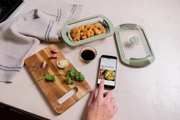 Lékué dampkoger - Transparent, glas, 2-pak - Lékué