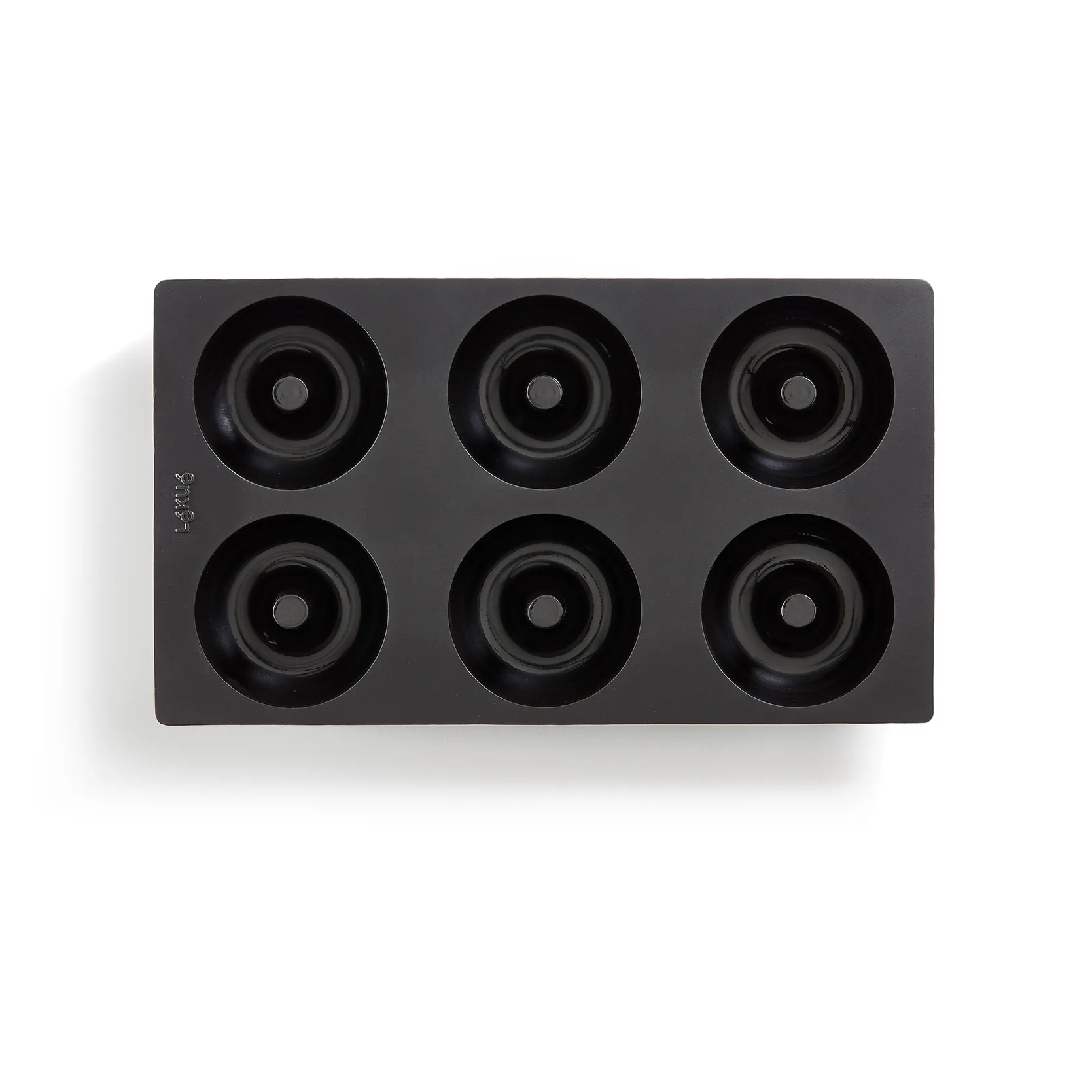 Lékué donutsform silikone 6 stk, Sort Lékué