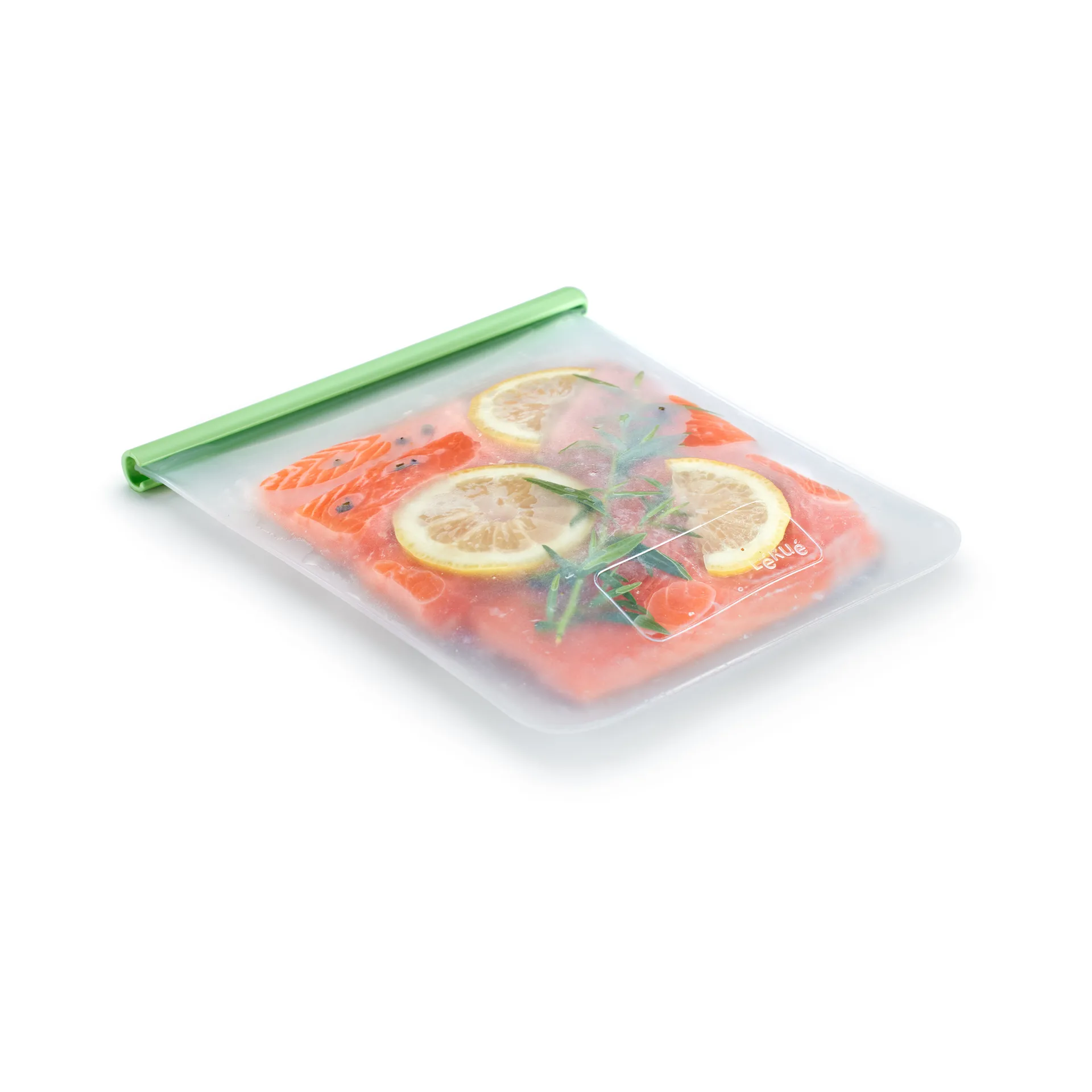 Lékué flad genanvendelig pose grøn, L Lékué