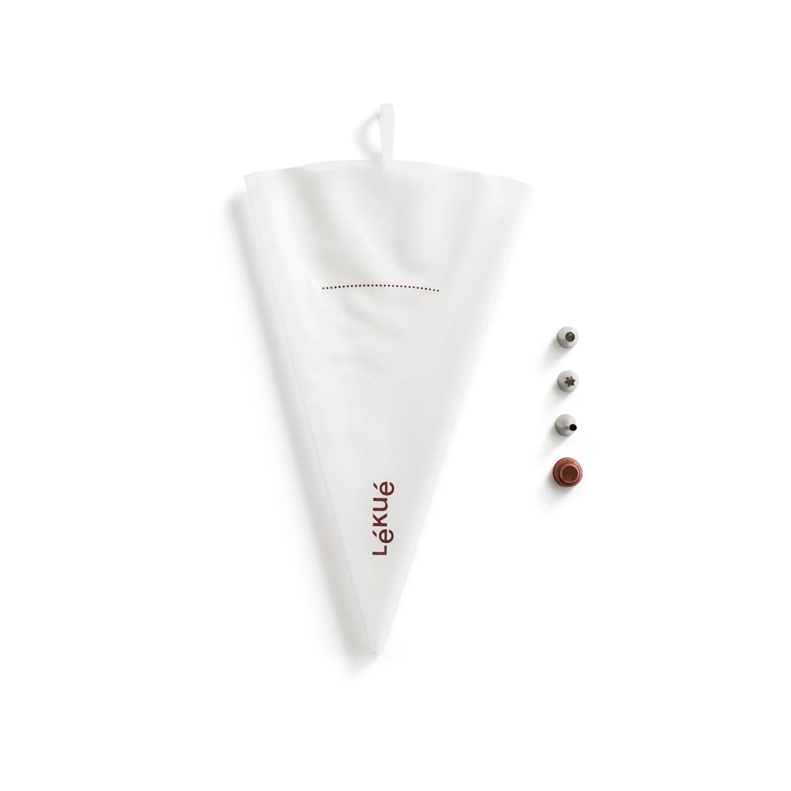 Lékué genanvendelig sprøjtepose 3 dyser, Gennemsigtig Lékué