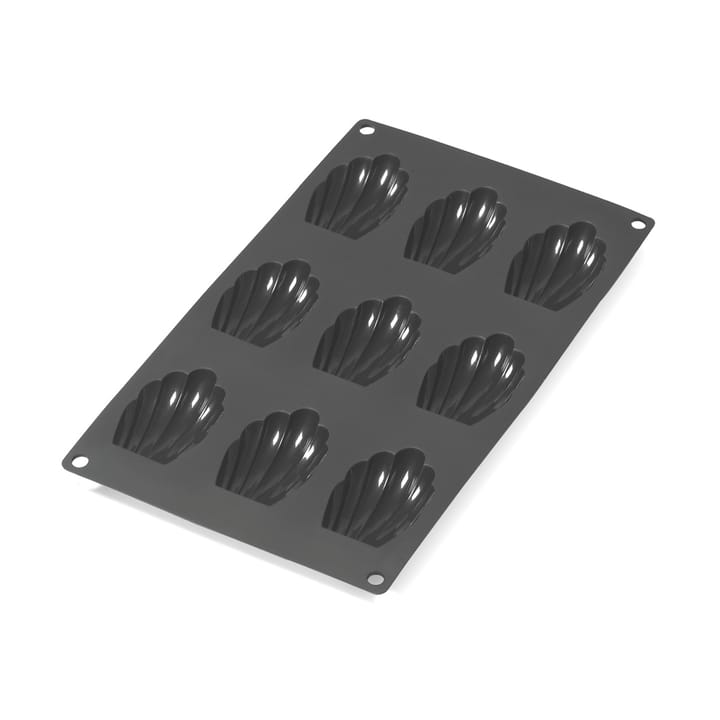 Lékué madeleineform silikone 9 stk - Sort - Lékué