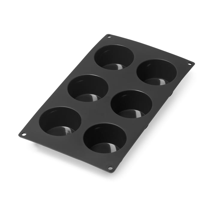 Lékué muffinsform silikone 6 stk - Sort - Lékué
