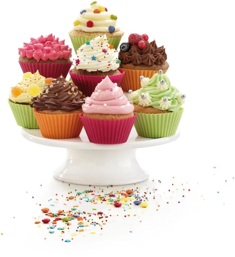 Lékué muffinsforme silikone 12 dele, Blandet Lékué