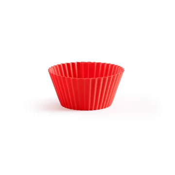 Lékué muffinsforme silikone 6-pak - Rød - Lékué
