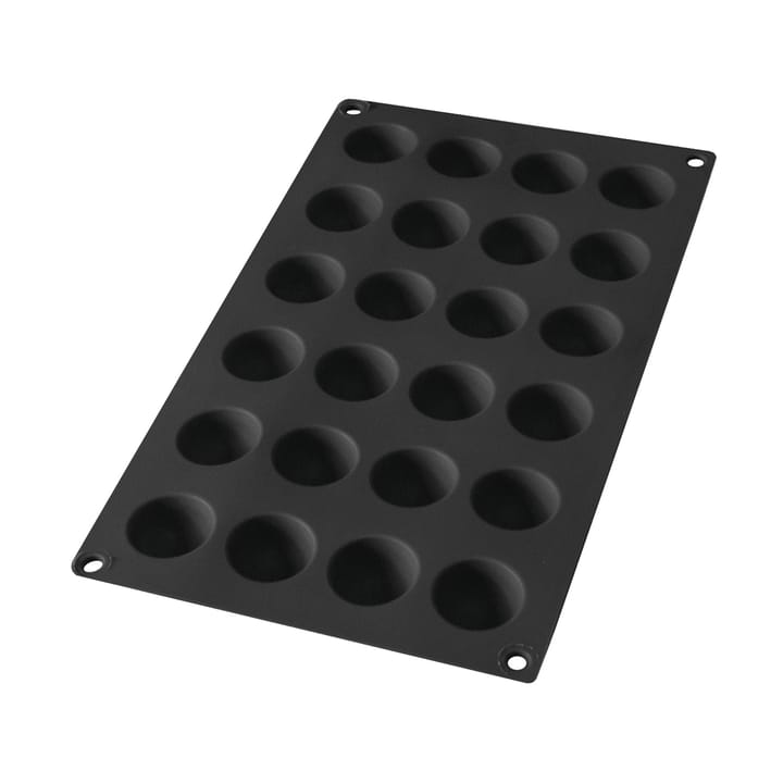 Lékué silikoneform halvkugle 24 stk - Sort - Lékué