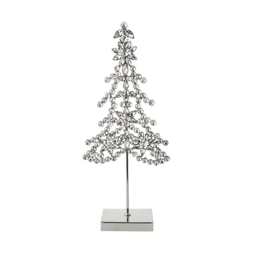 Ada tree dekorationsdetalje - Sølvfarvet, 14x8x32 cm - Lene Bjerre