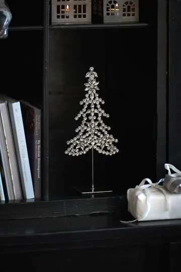 Ada tree dekorationsdetalje - Sølvfarvet, 14x8x32 cm - Lene Bjerre