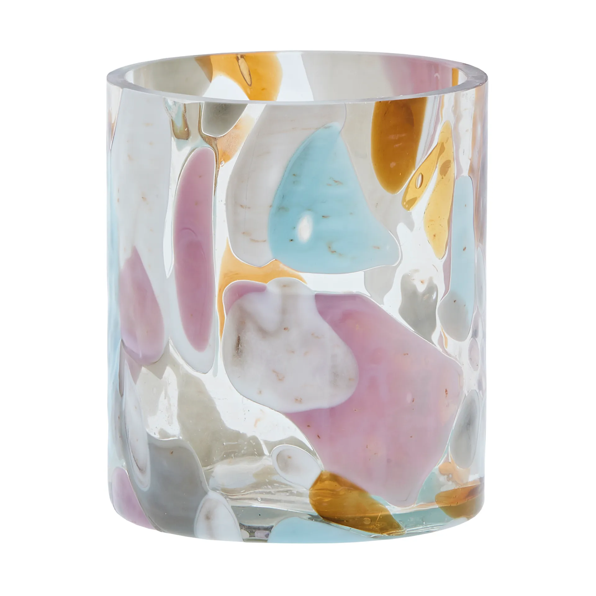 Avine hurricane vase 11,5 cm, Linen/Bark Lene Bjerre