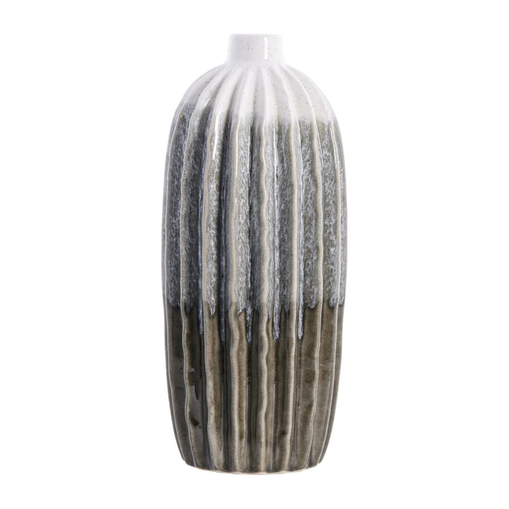 Ayla vase 14 cm - White/Green - Lene Bjerre