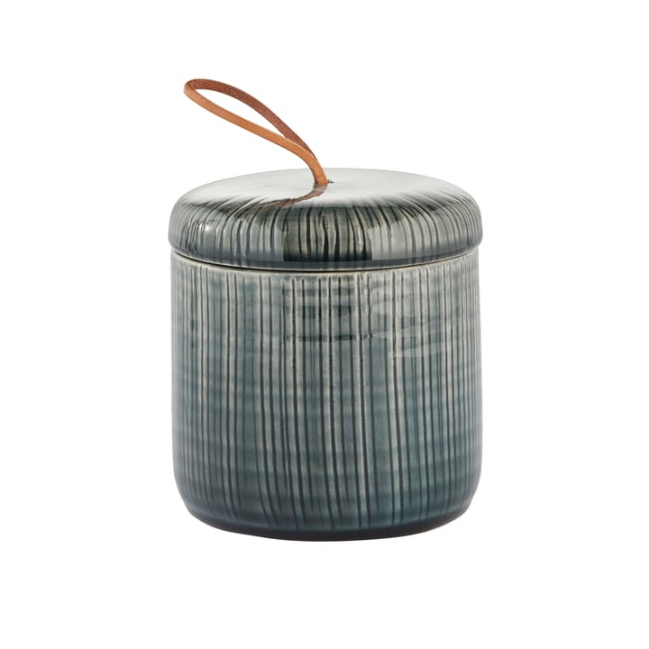 Callie opbevaringskrukke med låg Ø10 cm - Dark grey - Lene Bjerre
