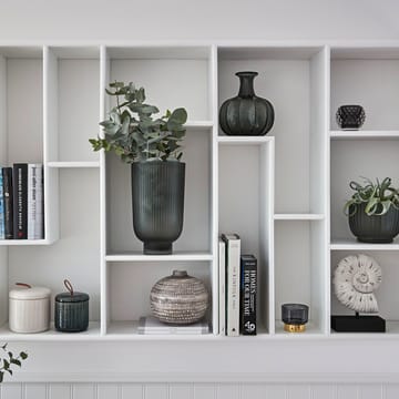 Callie opbevaringskrukke med låg Ø10 cm - Dark grey - Lene Bjerre