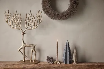 Caville lysestage stjerne 8 cm - Light gold - Lene Bjerre