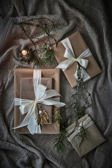 Caville lysestage stjerne 8 cm - Light gold - Lene Bjerre