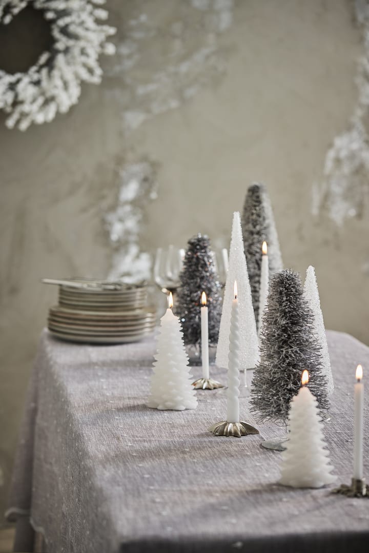 Caville lysestage stjerne 8 cm, Silver Lene Bjerre
